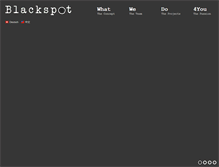 Tablet Screenshot of blackspot.ch